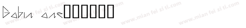 Gobin one字体转换